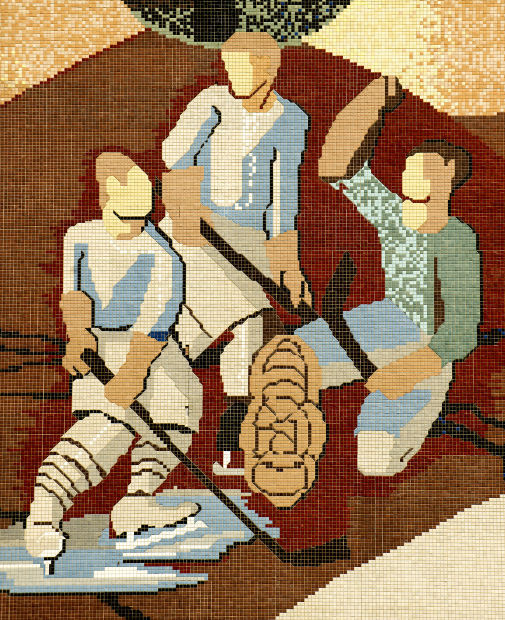 Pershing Center mural